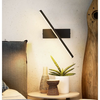 Lampade da parete moderne a LED 330 Girevole 6W AC85V-265V Applique da parete Lampada nera Corridoio Decorazione per interni Illuminazione