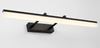 Luci a LED Fari a specchio in alluminio Lampada da parete per interni a tre temperature di colore orientabili da 9 W orientabili