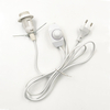 Portalampada europeo con attacco base E14 con interruttore on off spina ue prolunga filo vintage da E27 a 2 3 pin us au plug