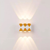 Nuovo stile su e giù per la luce notturna impermeabile Lampada da parete a LED IP65 85-265V Applique da parete