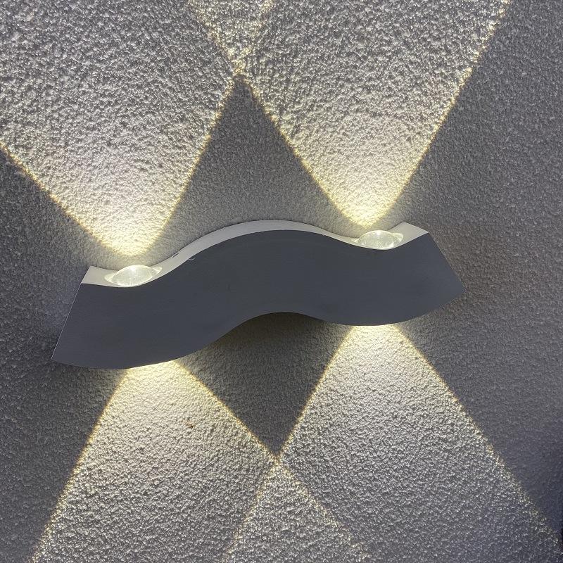 Lampada da parete per interni Rgb di vendita diretta in fabbrica con applique da parete per esterni a led di sicurezza al 100%.