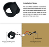 Lampada da parete ad anello circolare RGB da 5W per la decorazione di interni illumina le luci Lampada da parete a LED nera / bianca su e giù per la luce