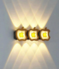 Lampada da parete impermeabile per esterni da 6W Lampada decorativa a forma di mela Lampada da parete a luce notturna a LED Lampada da parete moderna su e giù per giardino