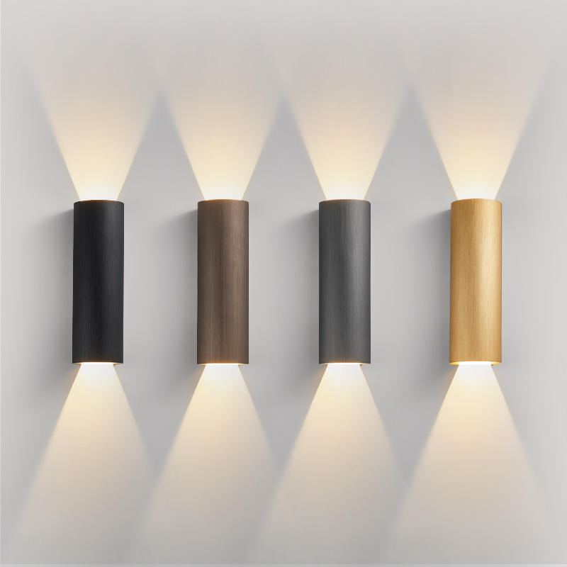 Nuove lampade da parete Led Lineare Light Up And Down Corpo luminoso Lampada Articolo Stile di illuminazione Ufficio moderno Rohs Materiale Epistar Flusso di ingresso
