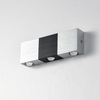 Lampada da parete a led in alluminio da 3W Applique da parete quadrata Lampada da parete rettangolare per interni da comodino camera da letto soggiorno ristorante