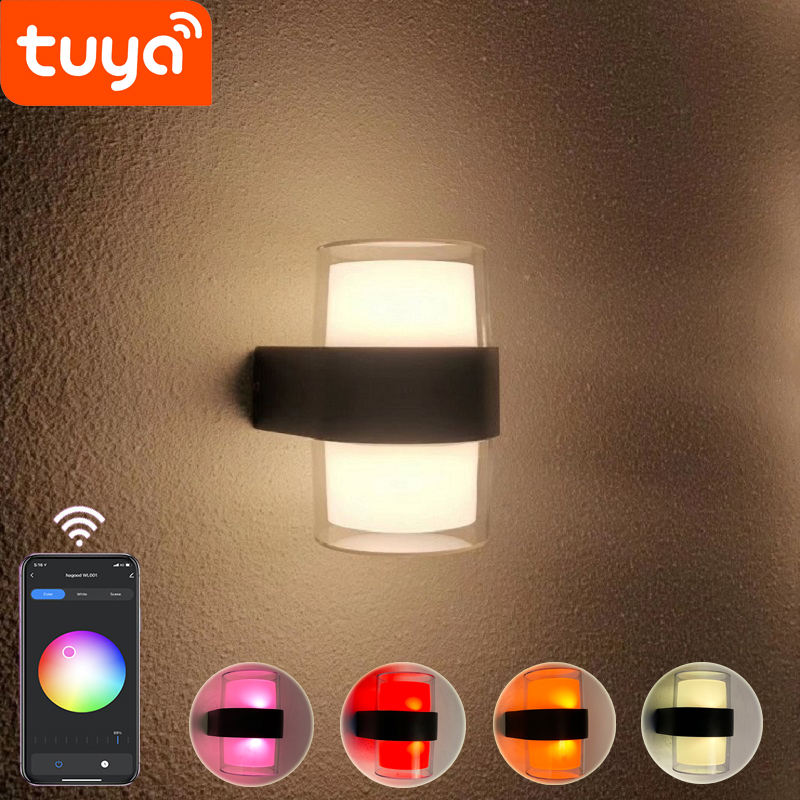 Tuya WIFI Smart Voice Control RGBW Plafoniera a LED dimmerabile Lampada da soffitto rotonda Funziona con Google Home APP controllo prezzo di fabbrica