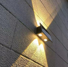 Luci da terra a led solari Luci da ponte per scale da giardino Lampada da incasso a terra impermeabile Lampada da parete solare impermeabile per esterni