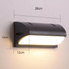 Lampada da parete per esterni a LED da 12 W. Applique da parete a led impermeabile, semplice corridoio, scale, luce da cortile, applique da parete per balcone, super luminosa