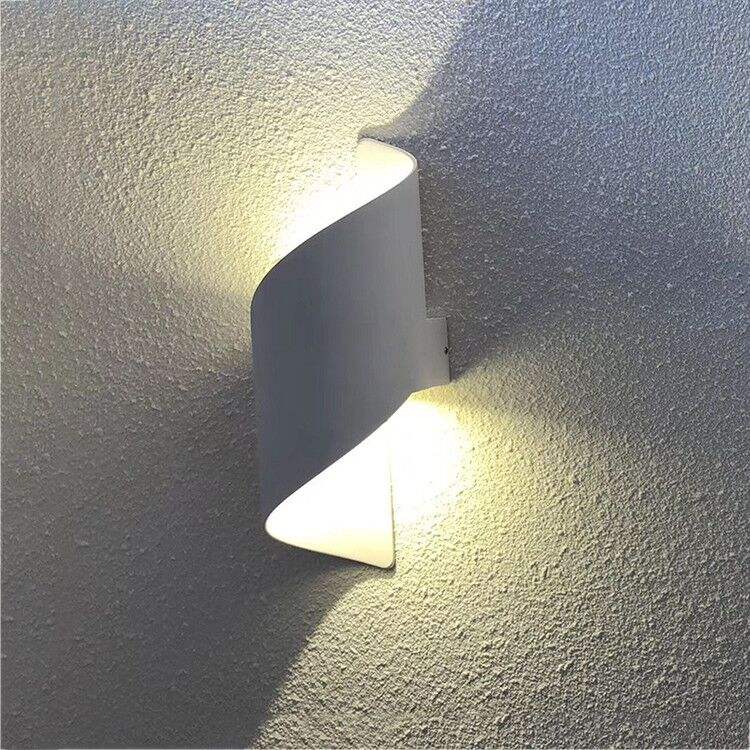 6WModerna lampada da parete a led per interni Lampada per scale Lampada da comodino Loft Soggiorno Up Down Lampada da casa online Corridoio Lampada 10W Applique da parete