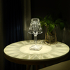 Comodino LED Touch Control Night Light Lampada da tavolo moderna in cristallo LED Rose Lights Illuminazione per interni Lampada da scrivania a LED