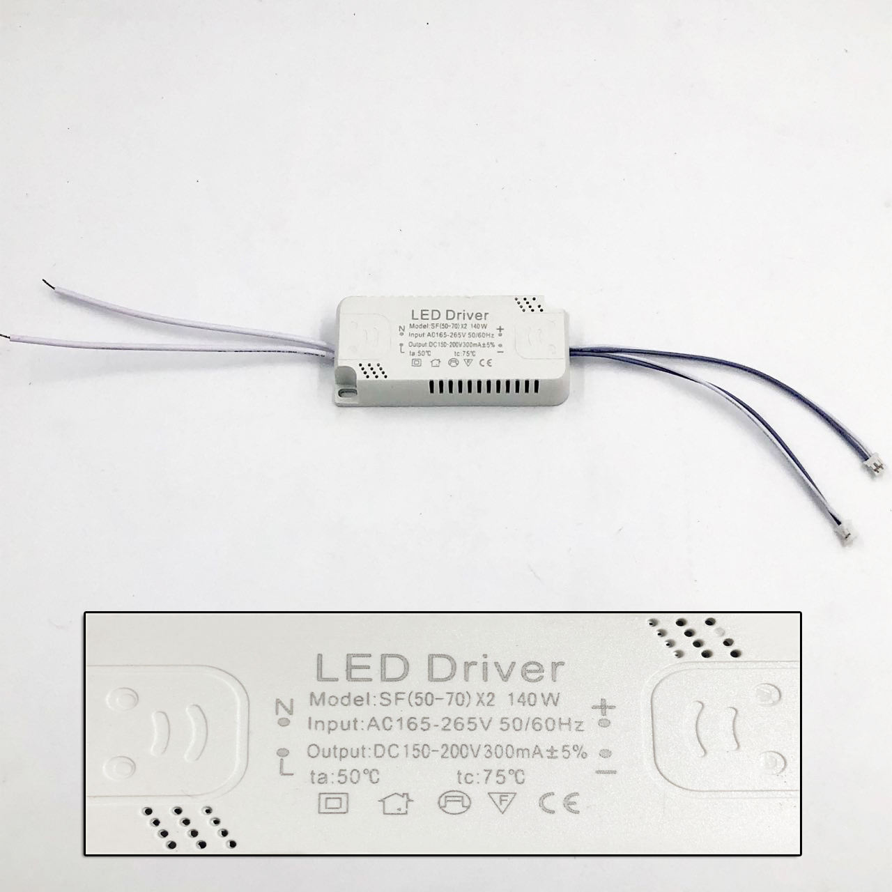 8-120W LED Driver Led Driver Alimentatore Trasformatore di illuminazione non isolante Ingresso AC175-265V Adattatore per apparecchio per lampada a led