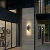 LED a doppia testa Sconce Light Square Outdoor Scale Corridoio Impermeabile Acrilico Creativo Applique da parete per esterni Cortile Balcone Sconce