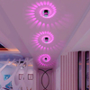 Lampada da parete a soffitto a LED RGB poroso montata a soffitto con telecomando per cortile interno con applique da bar ristorante