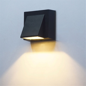 5W 12W moderna semplice lampada da parete per esterni impermeabile lampade da cortile a LED lampada da parete da giardino per balconi