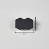Moderna applique da parete a LED su e giù per l'illuminazione Cube Sconce Lamp Fixture Mount Indoor Outdoor Home Room Camera da letto Decorazione dell'illuminazione dell'hotel