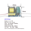 4-5W LED Driver Light Transformer Adattatore di alimentazione Ingresso AC85 - 265V DC12-18V Corrente costante 300mA per striscia LED 5050/3528