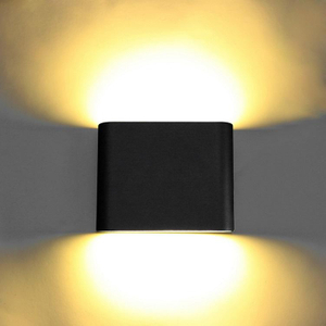 Moderna lampada da parete a LED da esterno impermeabile da 18 W IP65 alluminio su e giù applique da parete da giardino portico applique decorazione luce 110 V 220 V