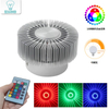 Plafoniera a LED 3W forma rotonda zucca AC85 ~ 265V Lampada da parete moderna per interni da bagno in alluminio RGB di alta qualità incorporata 220V