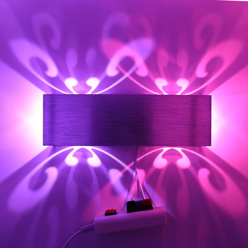 Romantico 2W 6W Apparecchi da parete lampada da parete da comodino barra luminosa che decora la decorazione dell'hotel soggiorno luce interna
