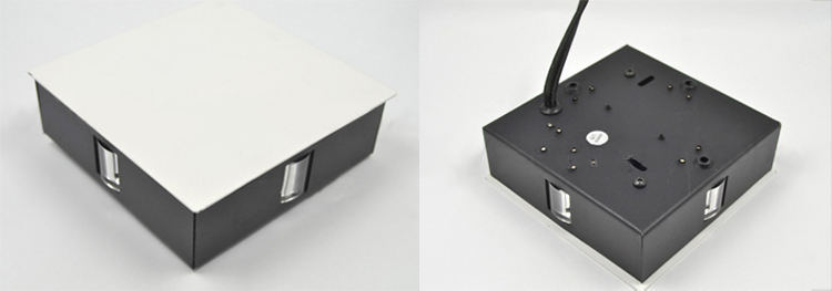 Lampada da parete a stella a croce a led quadrata di alta qualità da 4 W con luce da trucco per interni con prezzo di fabbrica