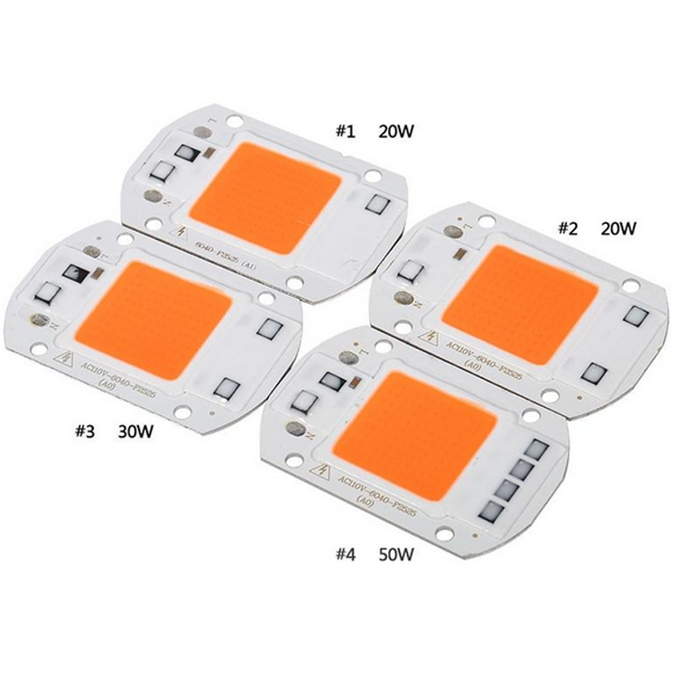 Lo spettro completo ad alta potenza ha portato il chip di coltivazione 20W 30W 50W per l'illuminazione della crescita delle piante da interno
