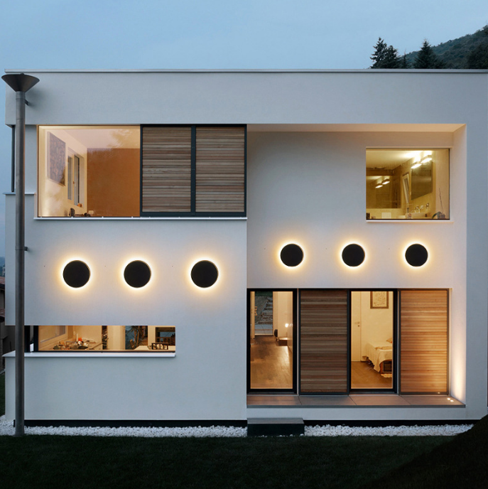 8W 12W 15W Moderna luce a LED rotonda e di alta qualità per interni Nightlight LED Moon Lights Eclipse Lights Indoor