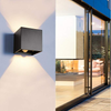 Nuova applique da parete a LED a cubo con sensore di movimento 12W Luce calda Impermeabile per esterni Regolabile Su e giù Camera da letto continua Loft vogue
