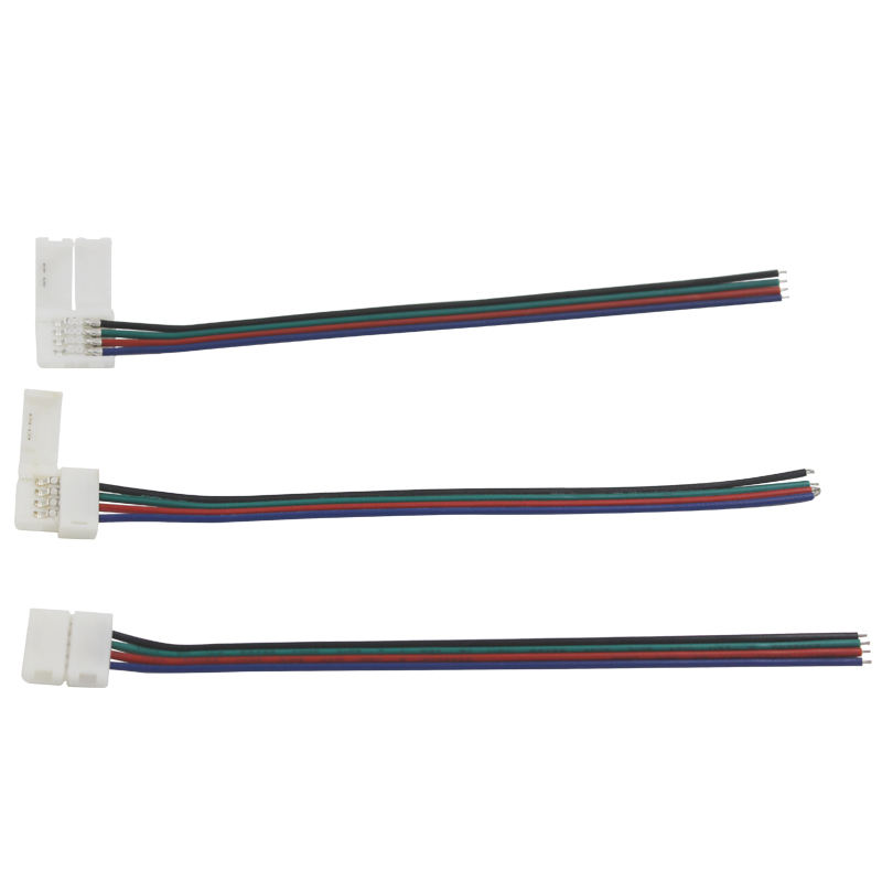 Connettore striscia LED 2 pin 8mm con connessione senza fili Non è necessario saldare / connettore per saldatura per striscia led 3528/5050