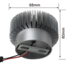Applique da parete RGB Girasole rotondo 3W Alluminio 85-265V per interni Casa Bar Soggiorno Corridoio Applique da parete per hotel Colorata