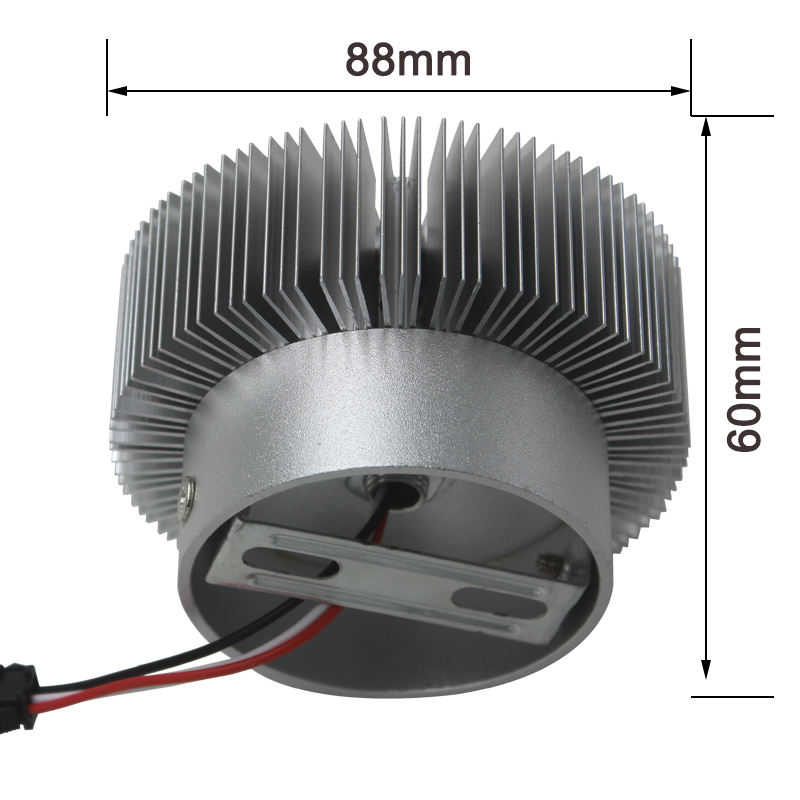 Applique da parete RGB Girasole rotondo 3W Alluminio 85-265V per interni Casa Bar Soggiorno Corridoio Applique da parete per hotel Colorata