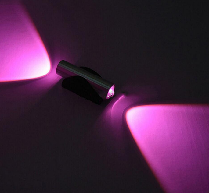 Lampada da parete nera spazzolata corta dritta 2W 6W Prezzo all'ingrosso di fabbrica lampade da parete per hotel lampada da parete per interni