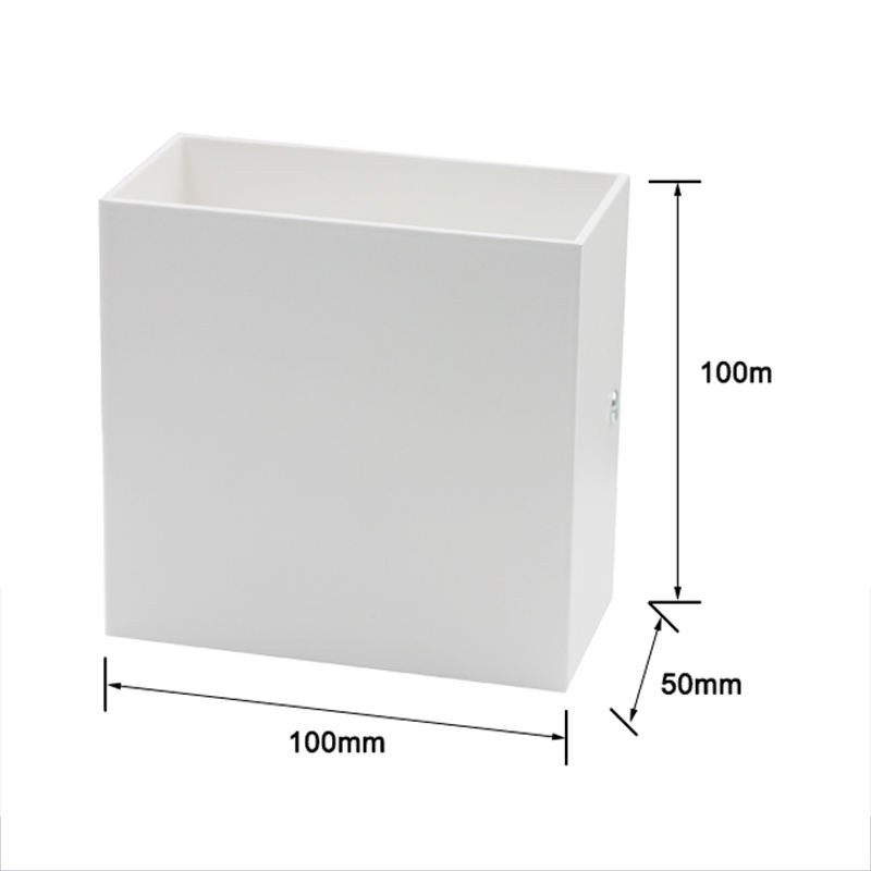 Impermeabile IP65 Decorazione applique da parete Lampada da parete a LED in alluminio da giardino Luci da esterno Lampada da parete a LED per bagno