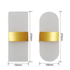 Lampada da parete moderna a LED Lampada da interno minimalista Applique da parete Scala 6W 10W Camera da letto Comodino Soggiorno Illuminazione corridoio di casa