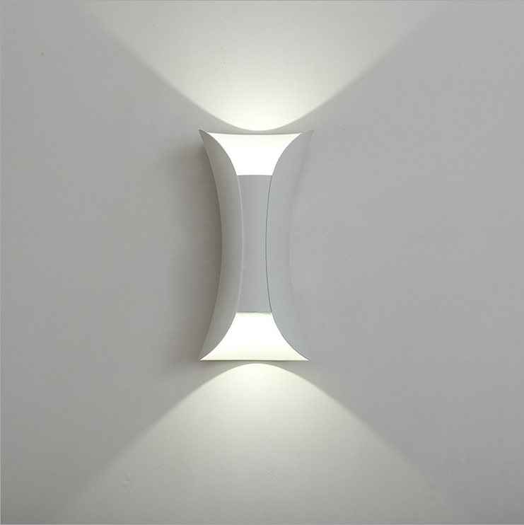 Lampada da parete da giardino IP65 Lampada da parete a LED impermeabile per esterni 10W AC 110V 220V Illuminazione su e giù Colore bianco Ambiance Appear
