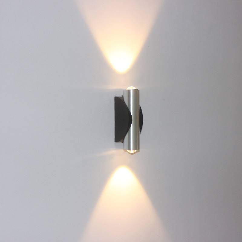 2W 6W Indoor Modern house decoration LED light progetto industriale stile su e giù AC85-265V LED spot light wandlamp