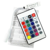 24 tasti LED Controller RGB IR Remote Controller DC12V Con Mini Ricevitore LED Driver Dimmer Fit per 5050/3528 RGB LED Strip Light