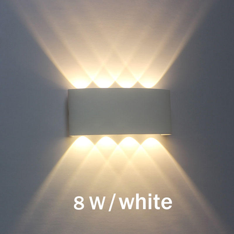 2W ~ 12W Prezzo basso Lampada a LED Impermeabile IP65 Applique da parete Cortile esterno Balcone Piazza Cancello Stairway Decor LED Wandlamp Sconce