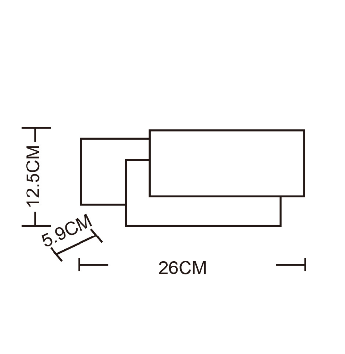 Nuovo moderno hotel da 12 W applique da parete a led per camera da letto soggiorno comodino decorazione interna Black Modern Vanity vende bene elettronico