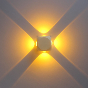 Lampada da parete a led 4W per esterni a led impermeabile edificio esterno cancello balcone giardino cortile