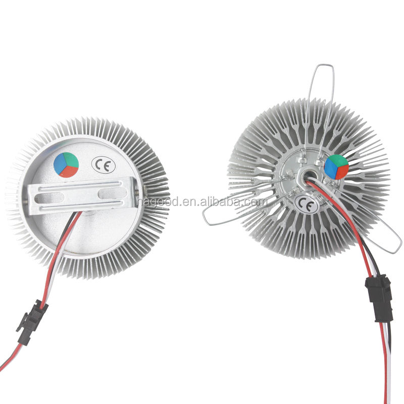 Novità all'ingrosso Girasole Alluminio AC85-265V 3W RGB LED Applique da parete Apparecchi per KTV Bar Soffitto da parete Decorazione di Capodanno