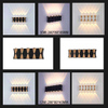 Lampada da parete brillante di lusso a LED per esterni impermeabile all'acqua Villa Hotel parete esterna balcone lampada da esterno cortile stipite lampada da parete a led
