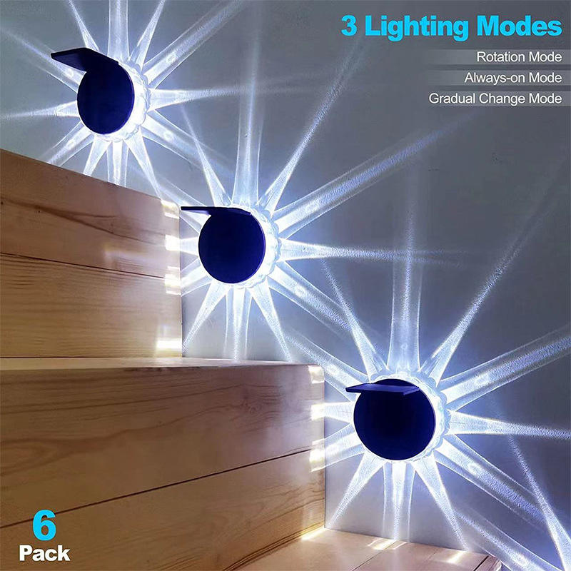 ABS LED Giardino Lampada solare Fiore Colore argento Illuminazione esterna impermeabile ringiovanimento applique da esterno ringiovanimento applique da esterno ringiovanimento applique da esterno