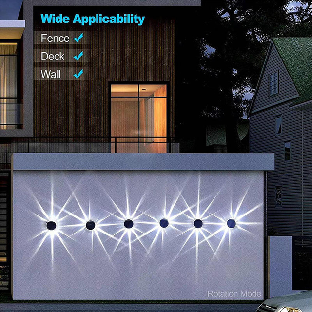 ABS LED Giardino Lampada solare Fiore Colore argento Illuminazione esterna impermeabile ringiovanimento applique da esterno ringiovanimento applique da esterno ringiovanimento applique da esterno