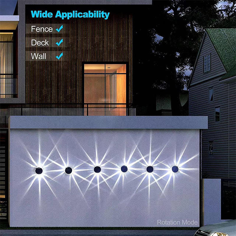 ABS LED Giardino Lampada solare Fiore Colore argento Illuminazione esterna impermeabile ringiovanimento applique da esterno ringiovanimento applique da esterno ringiovanimento applique da esterno
