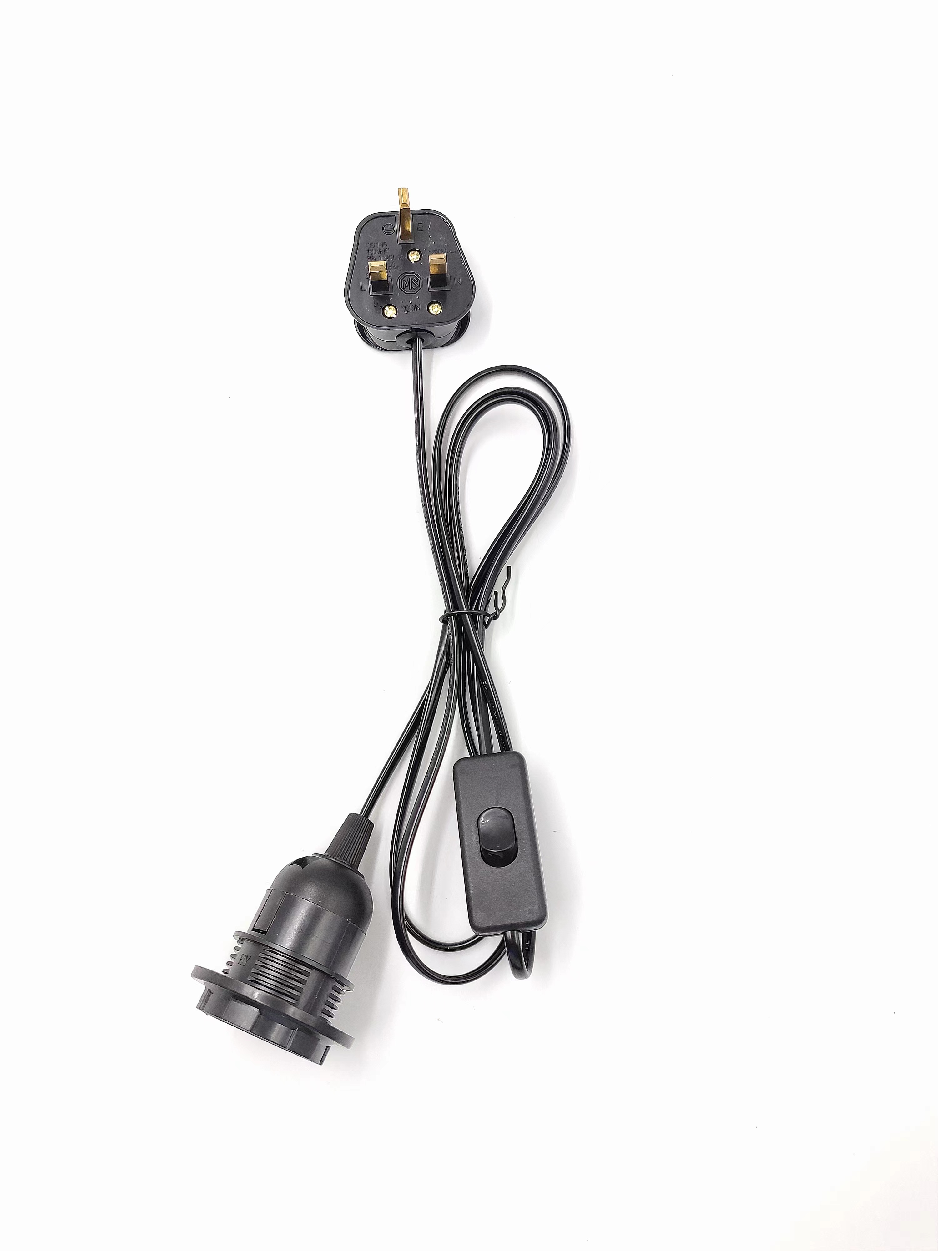 Spina a filo Portalampada di sale dell'Himalaya Spina Accessori per lampade da tavolo 301 303 Interruttore Interruttore dimmer Spina EU/AU/EU Spina a tre poli Portalampada E27