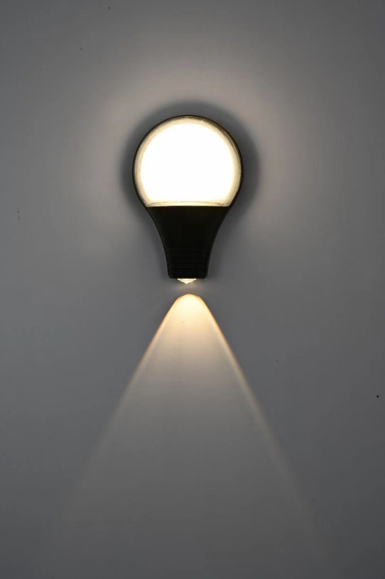 Applique da parete a led per esterni Applique da parete a led per esterni Applique da esterno a forma di lampadina Applique da parete a LED per esterni impermeabile