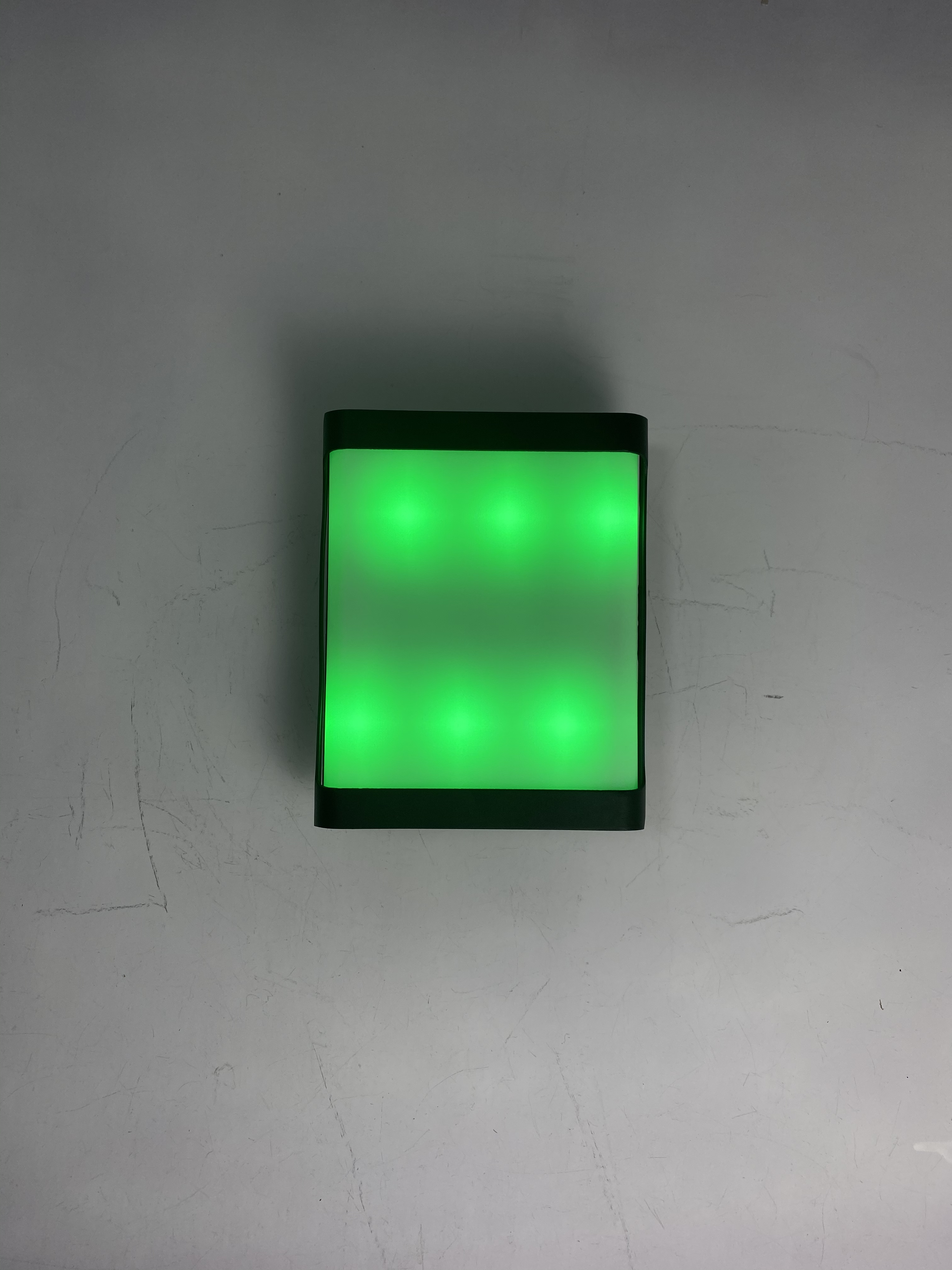 Lampada da parete rettangolare