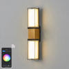 Lampada da parete di controllo APP Tuya da 9W lampada da parete a led per controllo app app luce di controllo app Lampada da parete cintura dorata Lampada da parete intelligente illuminazione esterna