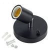 Base per lampada da tavolo in metallo lucido Supporto per base in ceramica Cavo da 6 piedi Interruttore on/off Spina E26/e27 Base a vite Ideale per lampada CFL