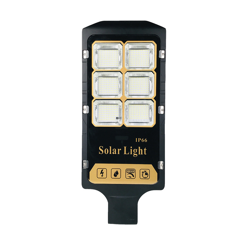 Lampada solare a LED da 500 watt Lampada solare per esterni Luce solare alimentata Sensore di movimento PIR impermeabile Lampione stradale per la decorazione del giardino